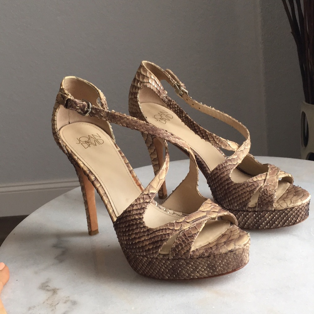 Joan & David Animal-print Platform Sandals